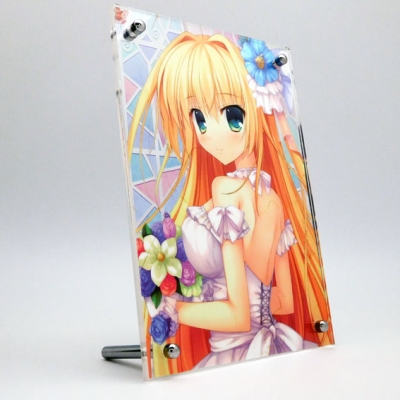 展示牌  女孩 